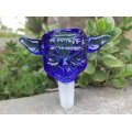 Bonga kausiņš Blue Alien 14 mm (Bong Bowl)